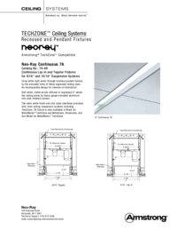 Para ver o documento Armstrong-world-industries TechZone 7A-660R Manual do Utilizador