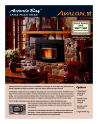 Para ver o documento Avalon-stoves Astoria Bay Manual do Utilizador