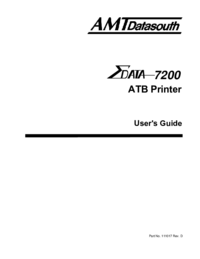 Para ver o documento Amt-datasouth 7200 Manual do Utilizador