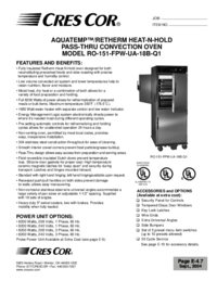 Para ver o documento Cres-cor RO-151-FPW-UA-18B-Q1 Manual do Utilizador
