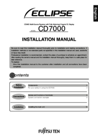 Para ver o documento Eclipse-fujitsu-ten CD7000 Manual do Utilizador