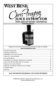 Para ver o documento West-bend Chris Freytag L5760 Manual do Utilizador