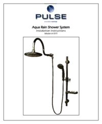 Para ver o documento Pulse-showerspas 1019 Aqua Rain Manual do Utilizador