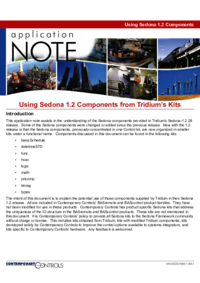 Para ver o documento Contemporary-control-systems Sedona Manual do Utilizador