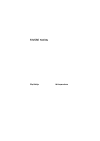 Para ver o documento Aeg-Electrolux F40370 Manual do Utilizador