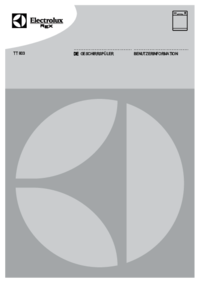 Para ver o documento ELECTROLUX-REX TT803 Manual do Utilizador