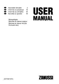 Para ver o documento Zanussi ZDT16015FA Manual do Utilizador