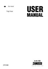 Para ver o documento Zanussi ZRT318W Manual do Utilizador