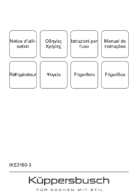 Para ver o documento Küppersbusch IKE3180-3 Manual do Utilizador